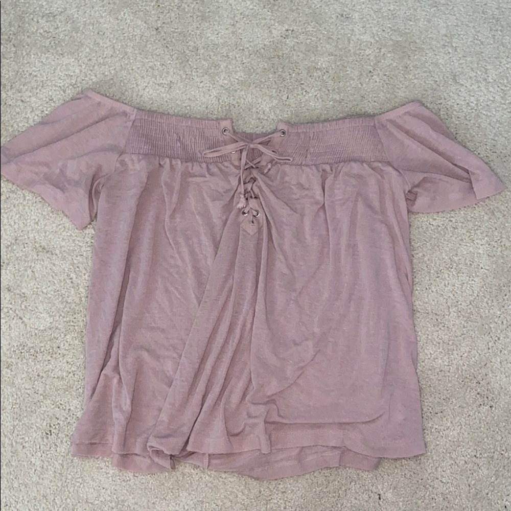 Across the shoulder flowy top